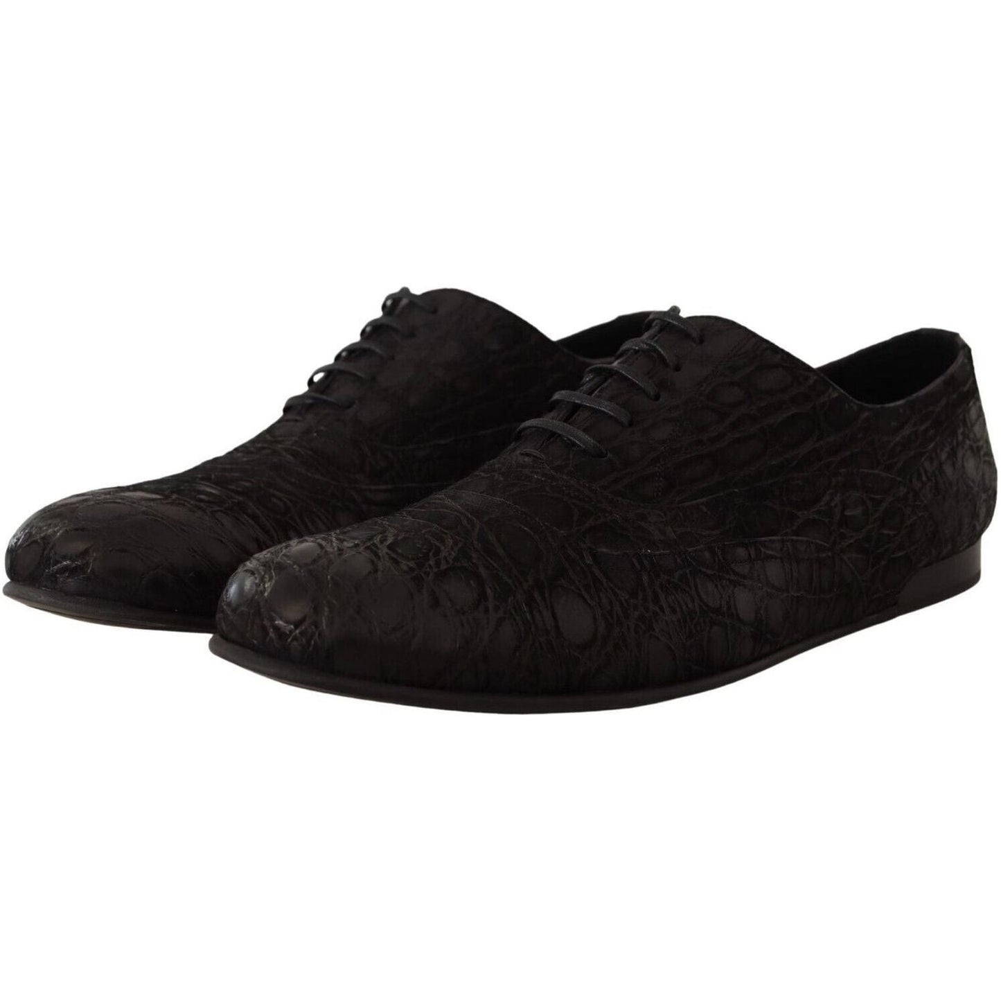 Dolce & Gabbana Elegant Exotic Leather Oxford Shoes black-caiman-leather-mens-oxford-shoes s-l1600-2-257-a264c716-2ca.jpg