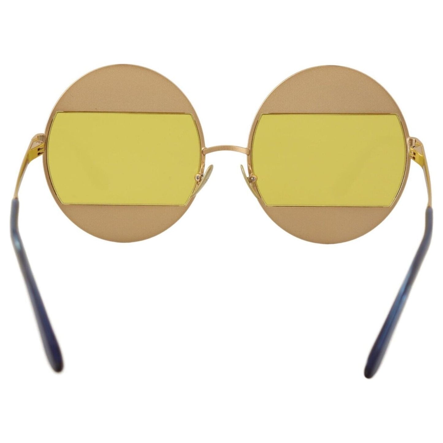 Dolce & Gabbana Crystal Embellished Oval Sunglasses WOMAN SUNGLASSES gold-oval-metal-crystals-shades-sunglasses