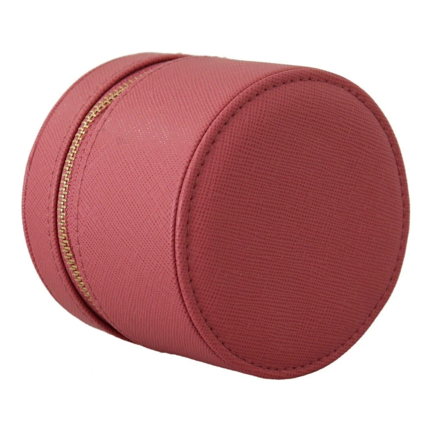 Michael Kors Elegant Pink Leather Round Wallet pink-leather-zip-round-pouch-purse-storage-wallet