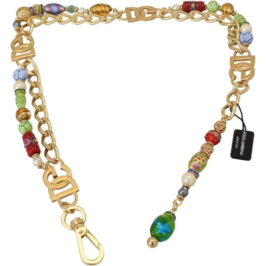 Dolce & Gabbana Elegant Gold Tone Chain Belt gold-tone-dg-logo-women-waist-chain-belt