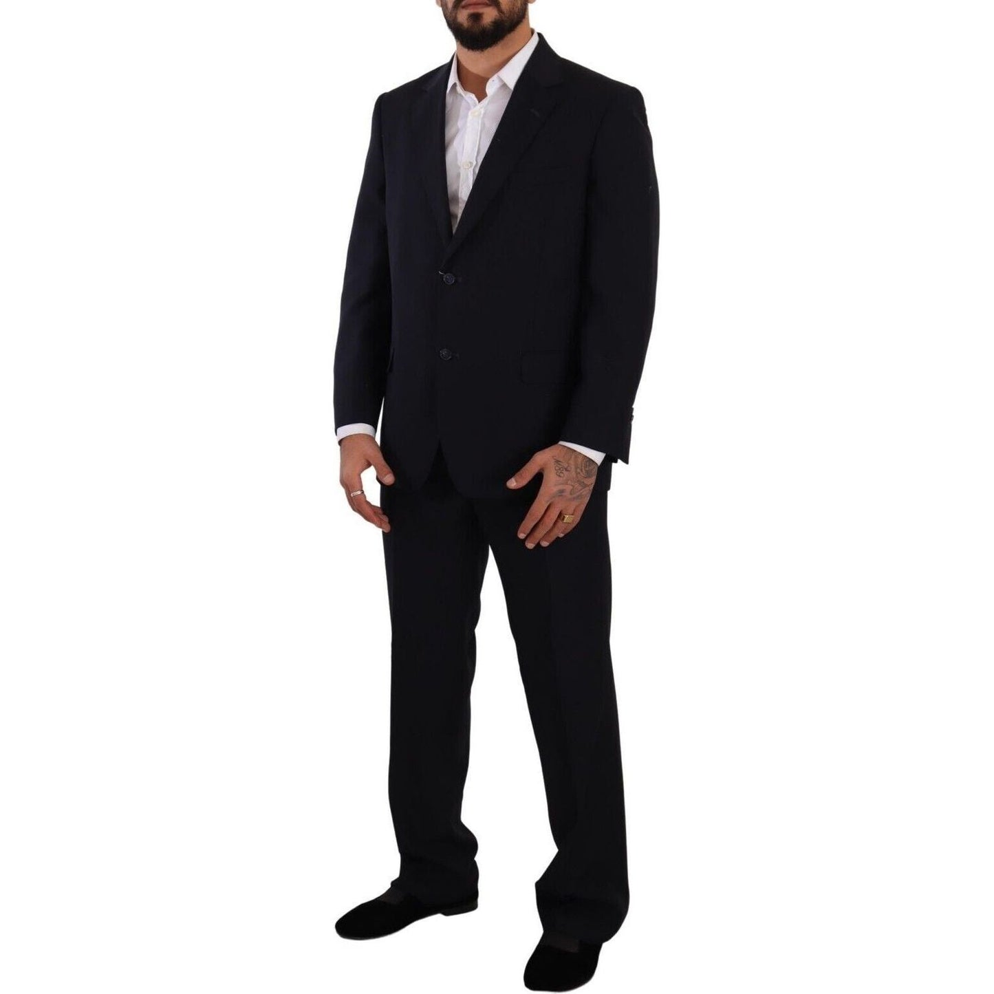 Domenico Tagliente Elegant Black Two-Piece Suit Ensemble blue-polyester-single-breasted-formal-suit-1 s-l1600-20-5-92337ca8-200.jpg