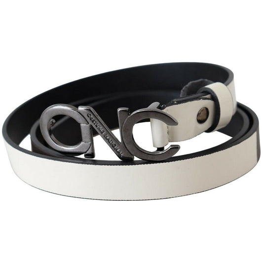 Costume National Metallic Gray Italian Leather Fashion Belt WOMAN BELTS belt-mettalic-gray-leather-logo-belt s-l1600-2022-08-18T155035.153-d21d8d16-299.jpg