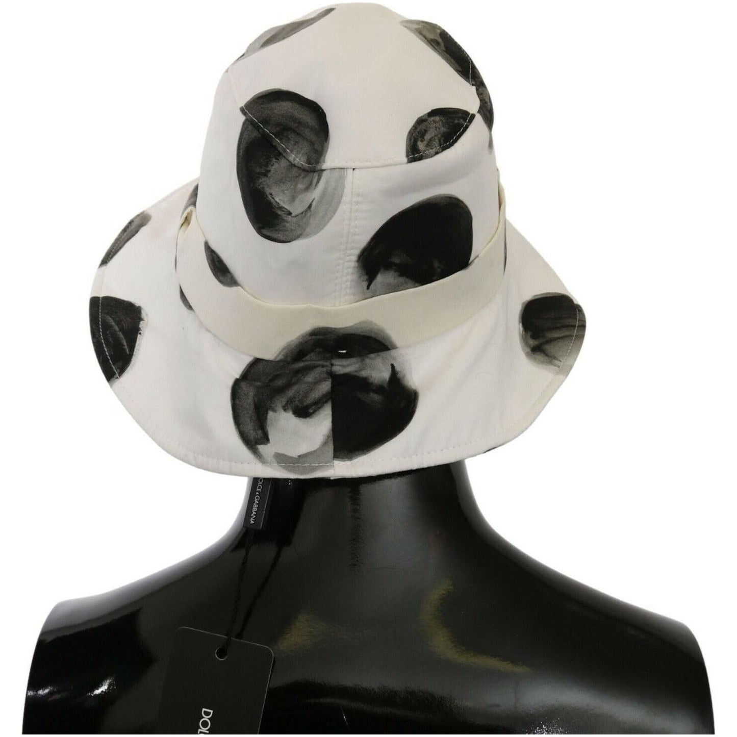 Dolce & Gabbana Polka Dot Cotton Bucket Hat - White & Black WOMAN HATS white-cotton-big-polka-dot-pattern-bucket-hat s-l1600-2022-08-30T111918.601-51951245-d6a.jpg