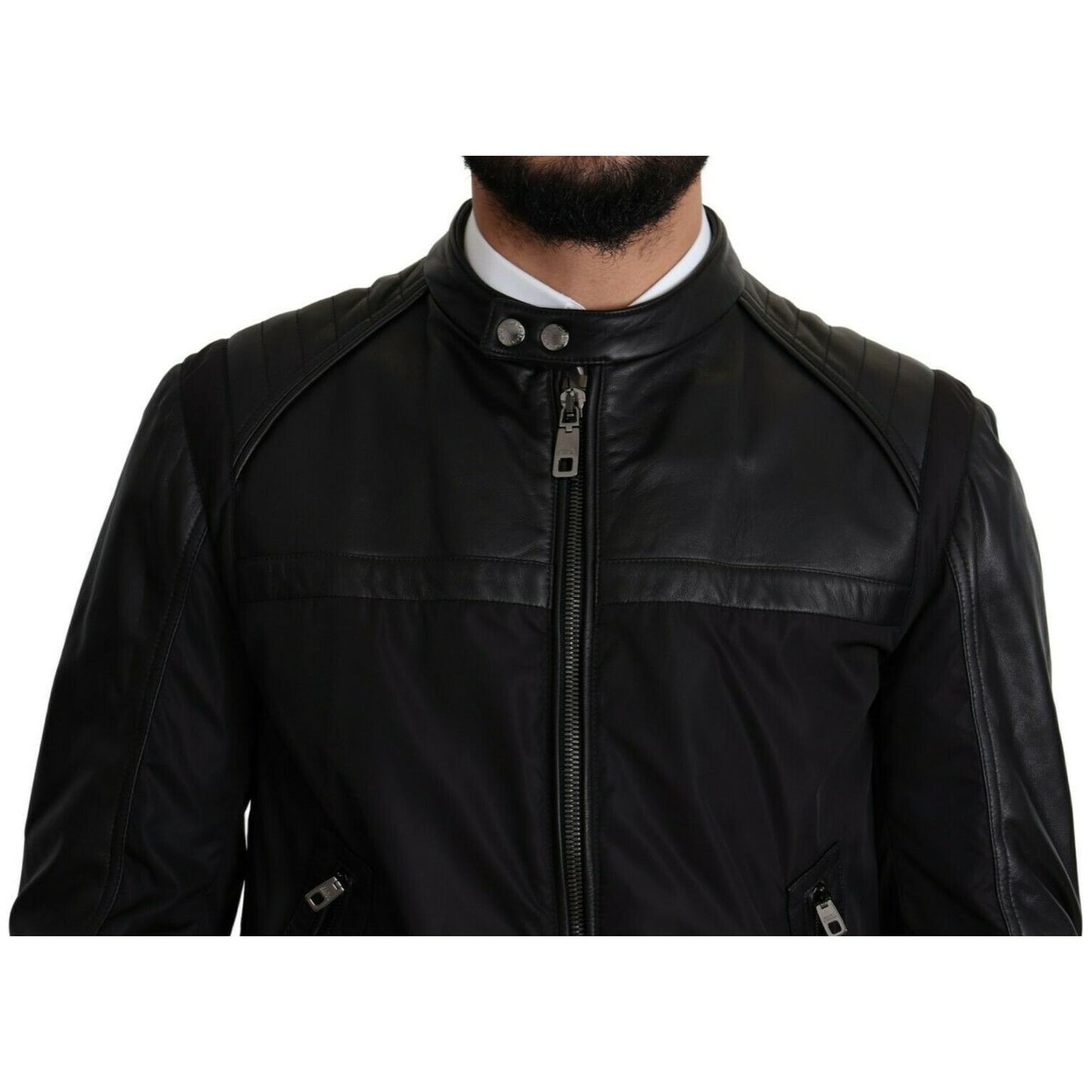 Dolce & Gabbana Elegant Black Bomber with Leather Accents black-nylon-full-zip-men-bomber-coat-jacket MAN COATS & JACKETS s-l1600-2022-09-20T145503.430-98fc501c-e88.jpg