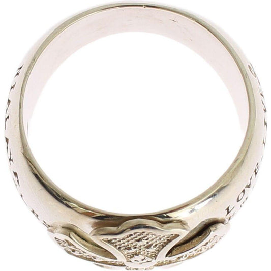 Nialaya | Silver Cross Womens 925 Sterling Ring - McRichard Designer Brands