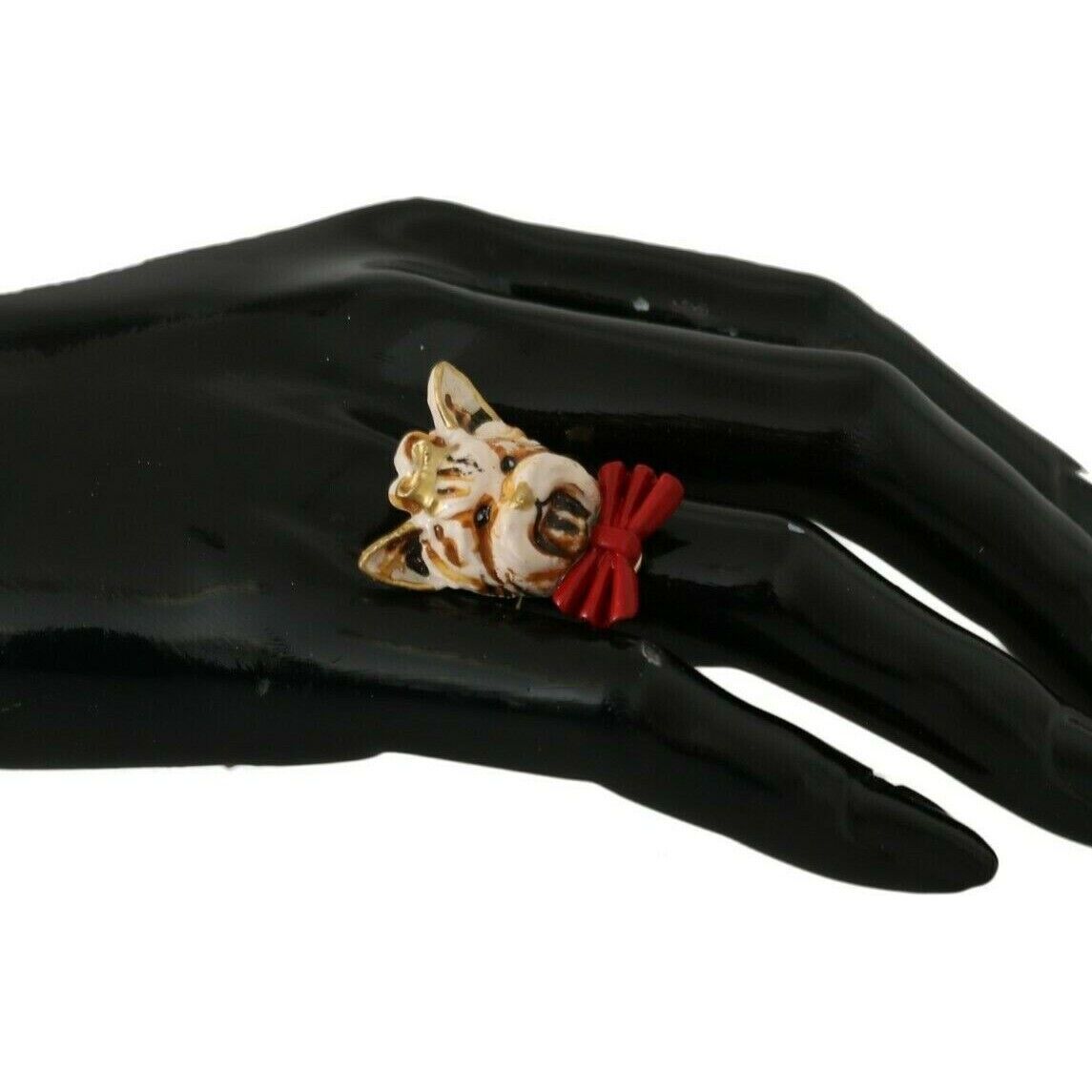Dolce & Gabbana Elegant Canine-Inspired Gold Tone Ring Ring beige-dog-pet-branded-accessory-gold-brass-resin-ring s-l1600-2022-10-06T123604.835-e94f9c01-bfb.jpg