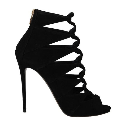 Dolce & GabbanaChic Suede Ankle Strap Heel SandalsMcRichard Designer Brands£769.00