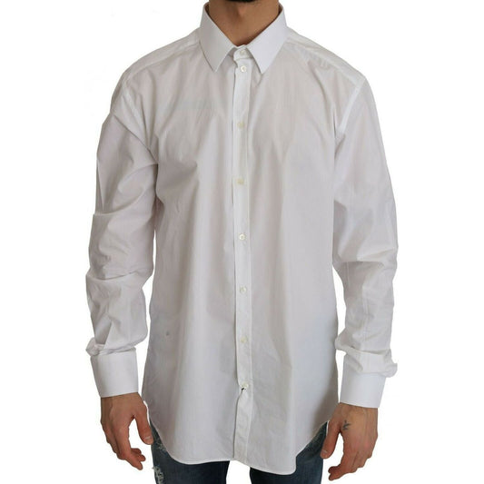 Dolce & Gabbana Exclusive White Slim Fit Formal Shirt white-100-cotton-gold-slim-dress-shirt s-l1600-2023-01-19T164126.444-b2f26662-95e.jpg