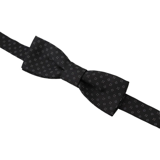 Dolce & GabbanaExclusive Silk Patterned Black Bow TieMcRichard Designer Brands£119.00
