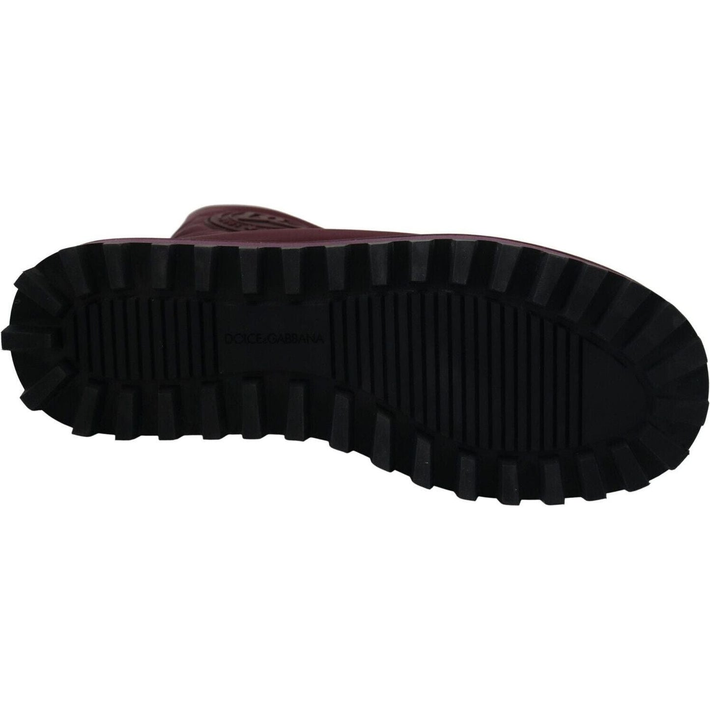 Dolce & Gabbana Elegant Bordeaux Mid Calf Boots bordeaux-nylon-boots-padded-mid-shoes s-l1600-2023-07-06T160408.695-9f9c89ce-107.jpg