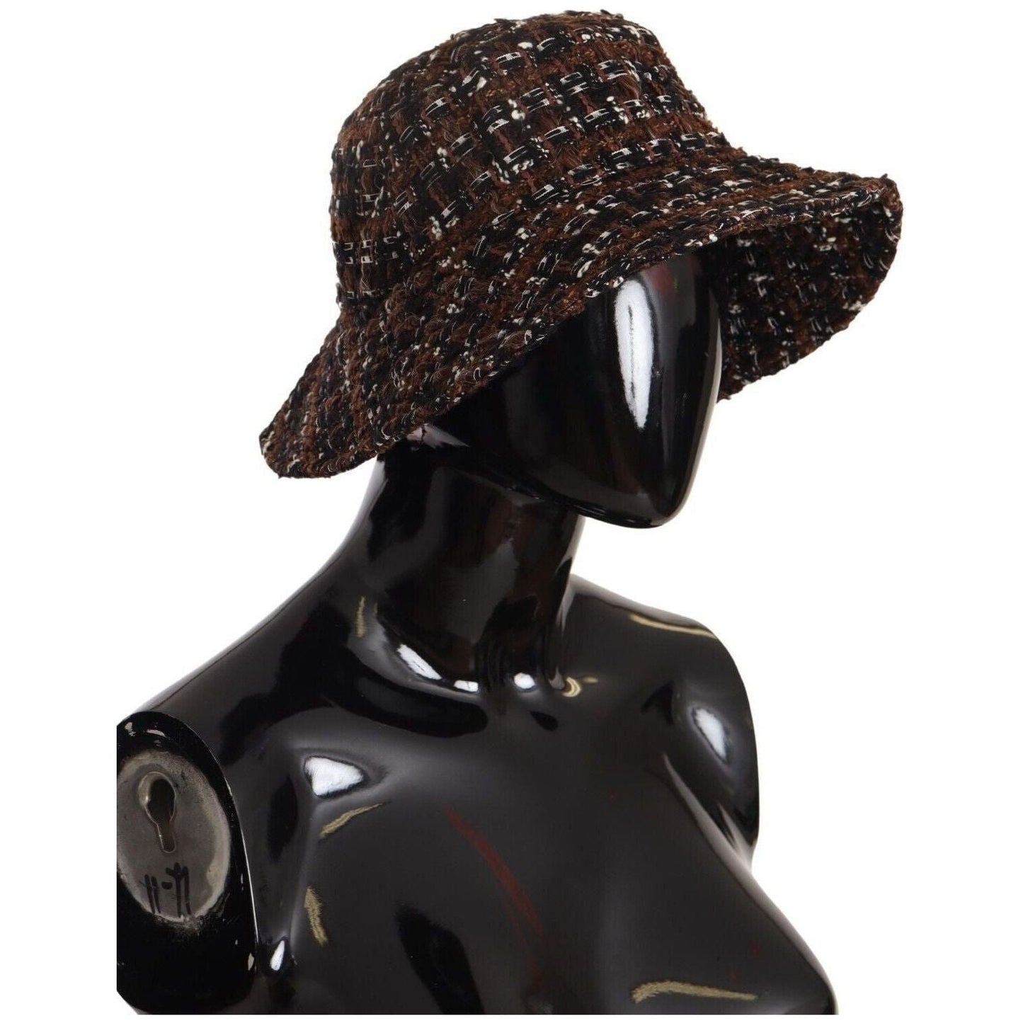 Dolce & Gabbana Elegant Woven Multicolor Bucket Hat multicolor-fabric-woven-wide-brim-bucket-hat