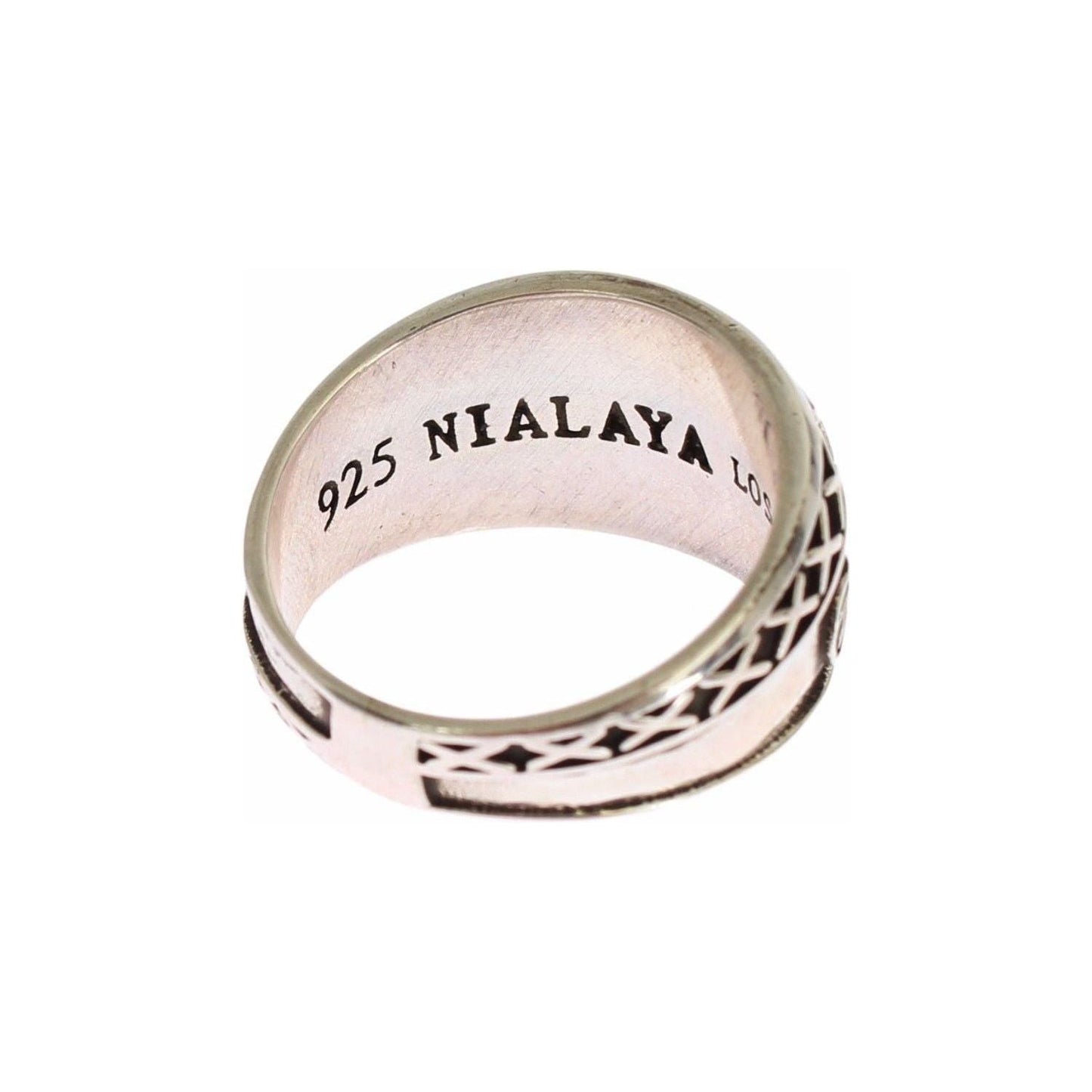 Nialaya Elegant Silver Band with Black Accents silver-rhodium-925-sterling-ring Ring s-l1600-23-1-e48bd937-778.jpg