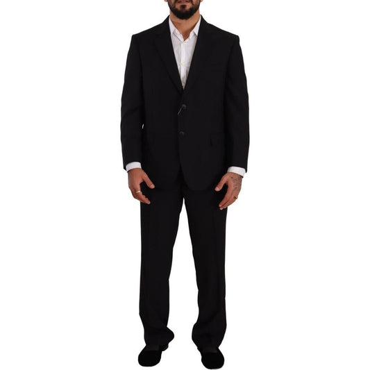 Domenico TaglienteElegant Two-Piece Black Suit EnsembleMcRichard Designer Brands£169.00