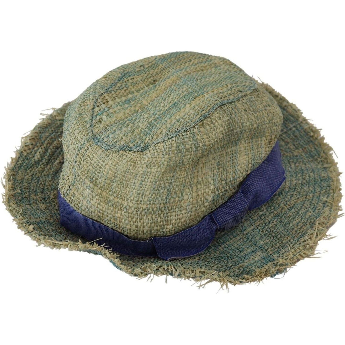 Dolce & Gabbana Chic Multicolor Cotton Bucket Hat multicolor-cotton-straw-bucket-hat