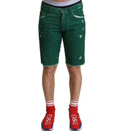 Dolce & Gabbana Chic Green Denim Bermuda Shorts green-tattered-cotton-men-denim-bermuda-shorts s-l1600-3-14-fa9454fd-291.jpg