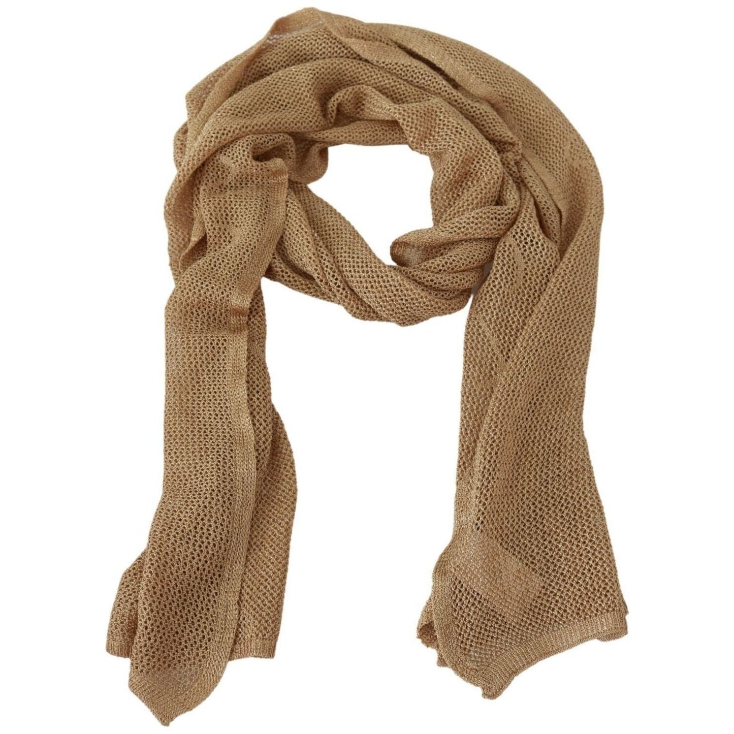 GF Ferre Elegant Men's Brown Neck Wrap Shawl Scarf brown-neck-wrap-winter-shawl-foulard-scarf