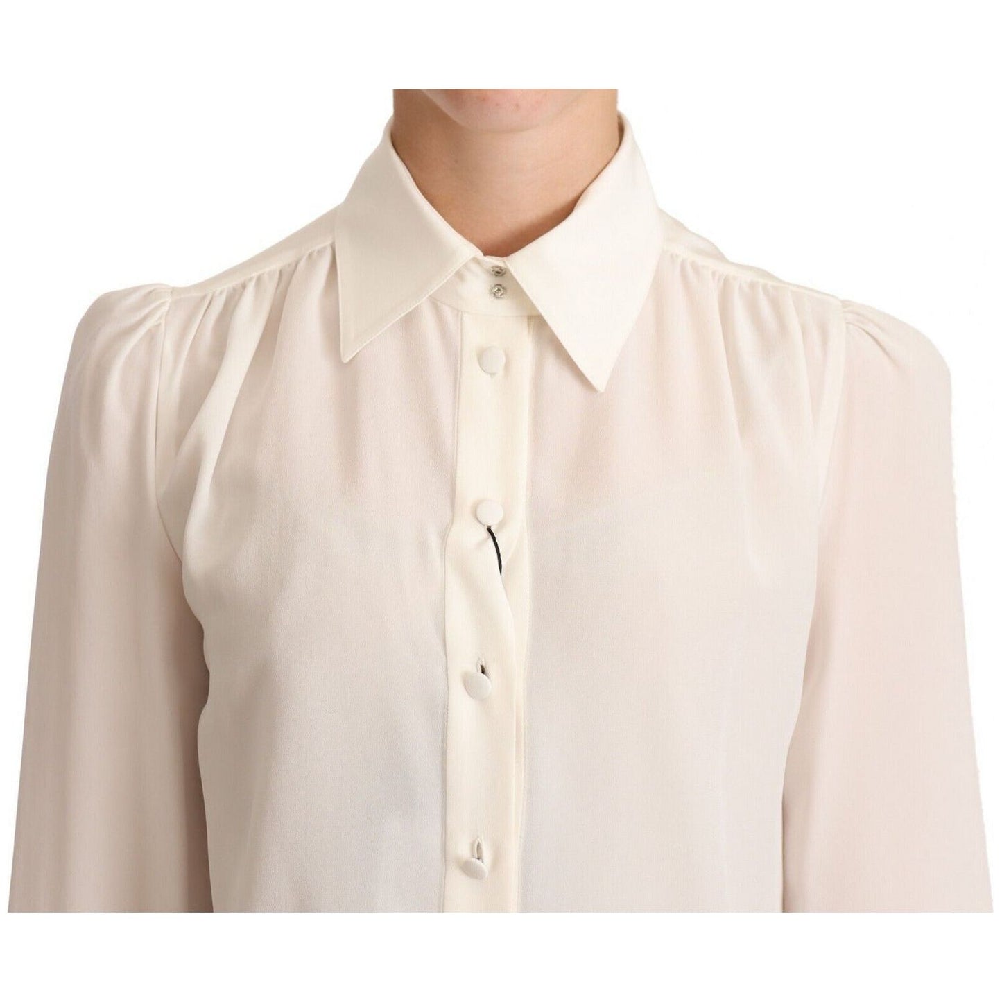 Dolce & Gabbana Elegant Silk Top in Off White white-long-sleeve-polo-shirt-top-blouse s-l1600-3-56-d75001e5-e1d.jpg