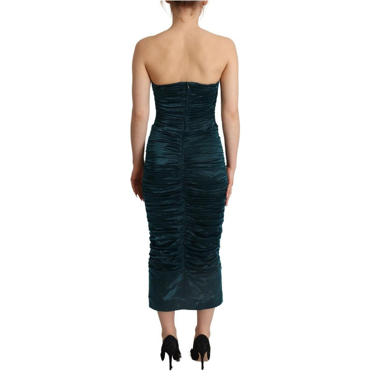 Dolce & Gabbana Turquoise Draped Satin Midi Dress turquoise-bustier-bodice-draped-midi-dress-1 s-l1600-31-1-5c7e3c93-290.jpg