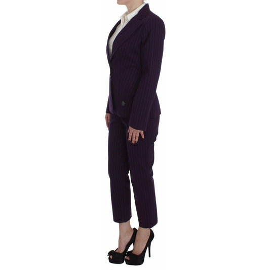 BENCIVENGA Elegant Striped Pant & Blazer Suit purple-striped-stretch-coat-blazer-pants-suit s-l1600-37-3-93708e66-96b.jpg