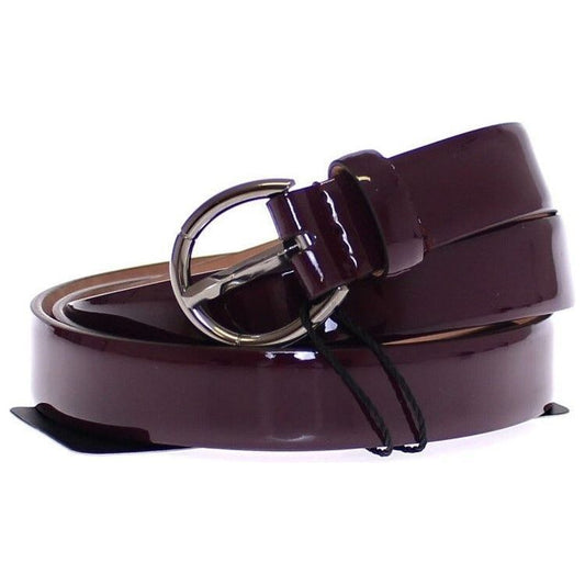 Dolce & GabbanaElegant Purple Leather Belt - Italian EleganceMcRichard Designer Brands£169.00