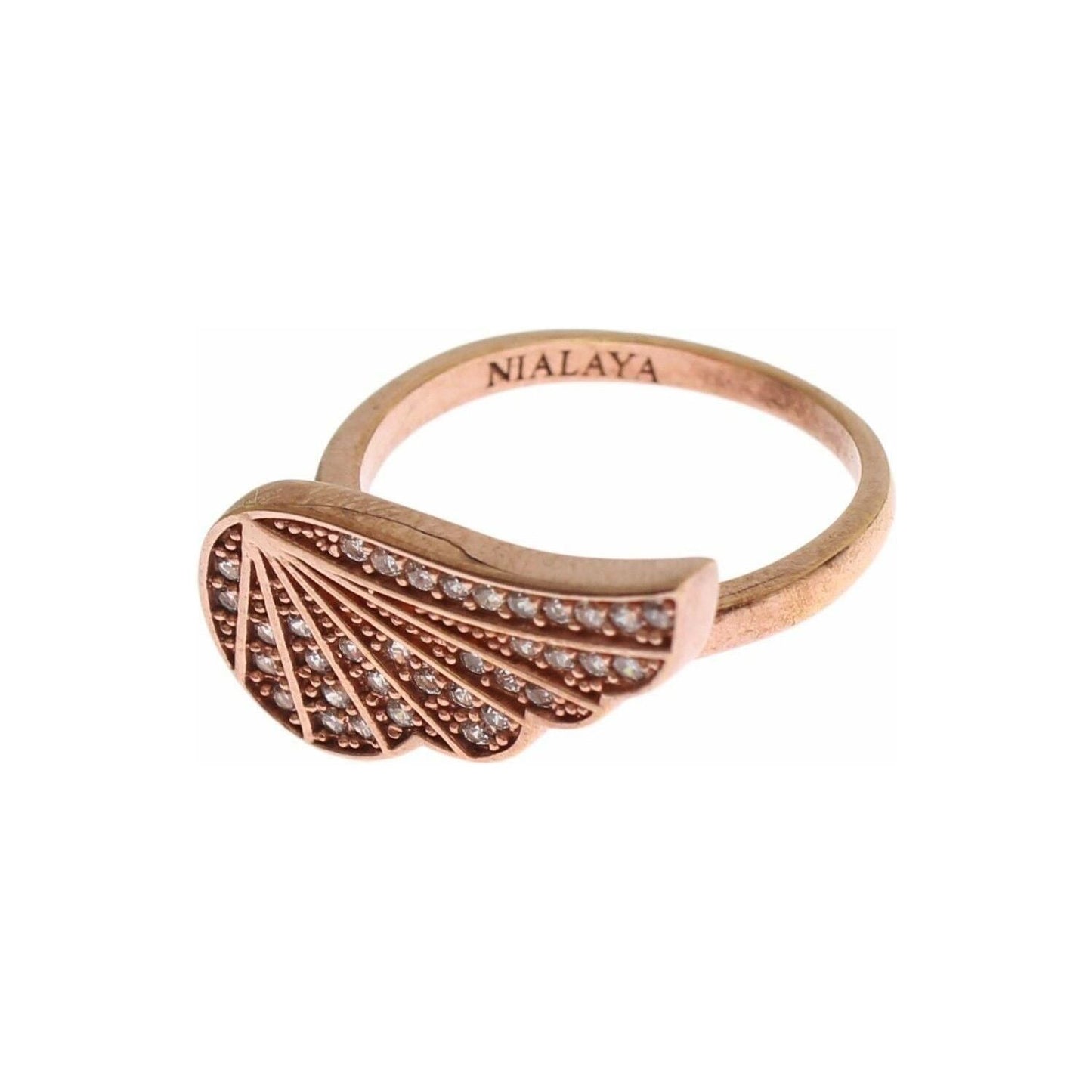 Nialaya Elegant Pink Gold CZ Crystal Ring pink-gold-925-silver-womens-clear-cz-ring Ring s-l1600-39-2-47e6d0b4-953.jpg