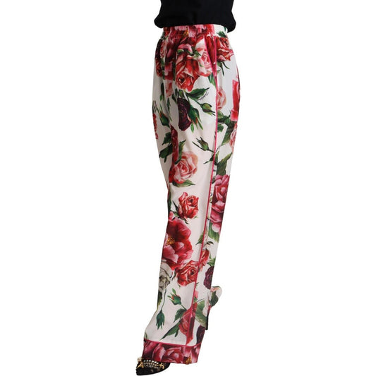 Dolce & GabbanaElegant Floral Wide Leg PantsMcRichard Designer Brands£589.00