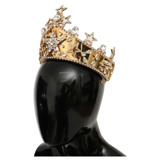 Dolce & Gabbana Regal Crystal Diadem Gold Tiara gold-crystal-star-strass-crown-logo-diadem-tiara s-l1600-4-3-f26512fa-643.png