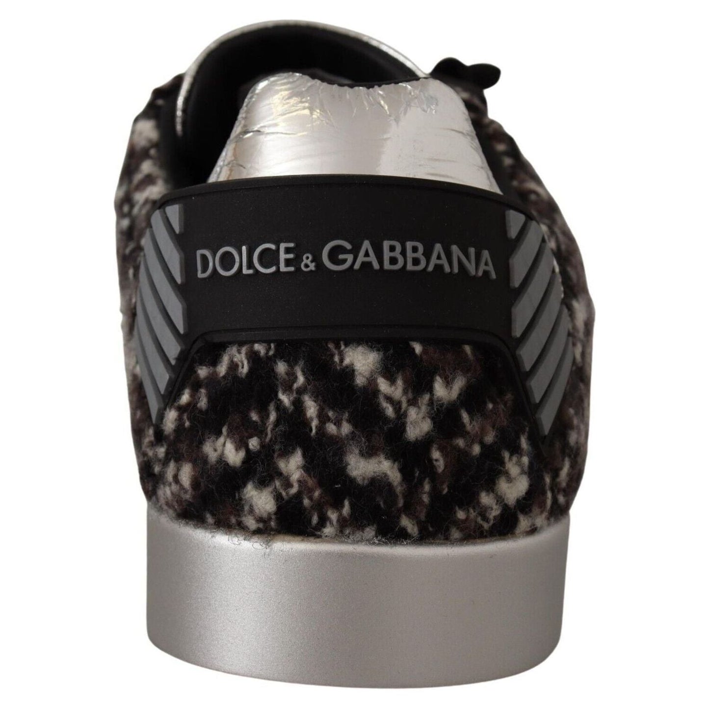 Dolce & Gabbana Silver Elegance Leather Sneakers silver-leather-brown-cotton-wool-sneakers-shoes s-l1600-4-31-e9f914ba-879.jpg