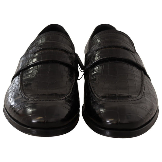 Dolce & Gabbana Elegant Crocodile Leather Moccasin Shoes black-crocodile-leather-slip-on-moccasin-shoes s-l1600-41-2-af374d15-5d3.jpg
