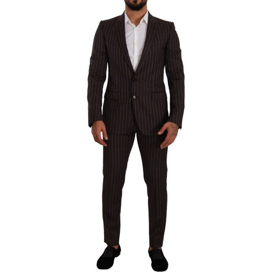 Dolce & Gabbana Elegant Maroon Striped Slim Fit Suit bordeaux-martini-striped-slim-fit-2-piece-suit s-l1600-44-e0f25e43-306.jpg