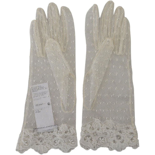Dolce & GabbanaChic White Wrist Length GlovesMcRichard Designer Brands£309.00