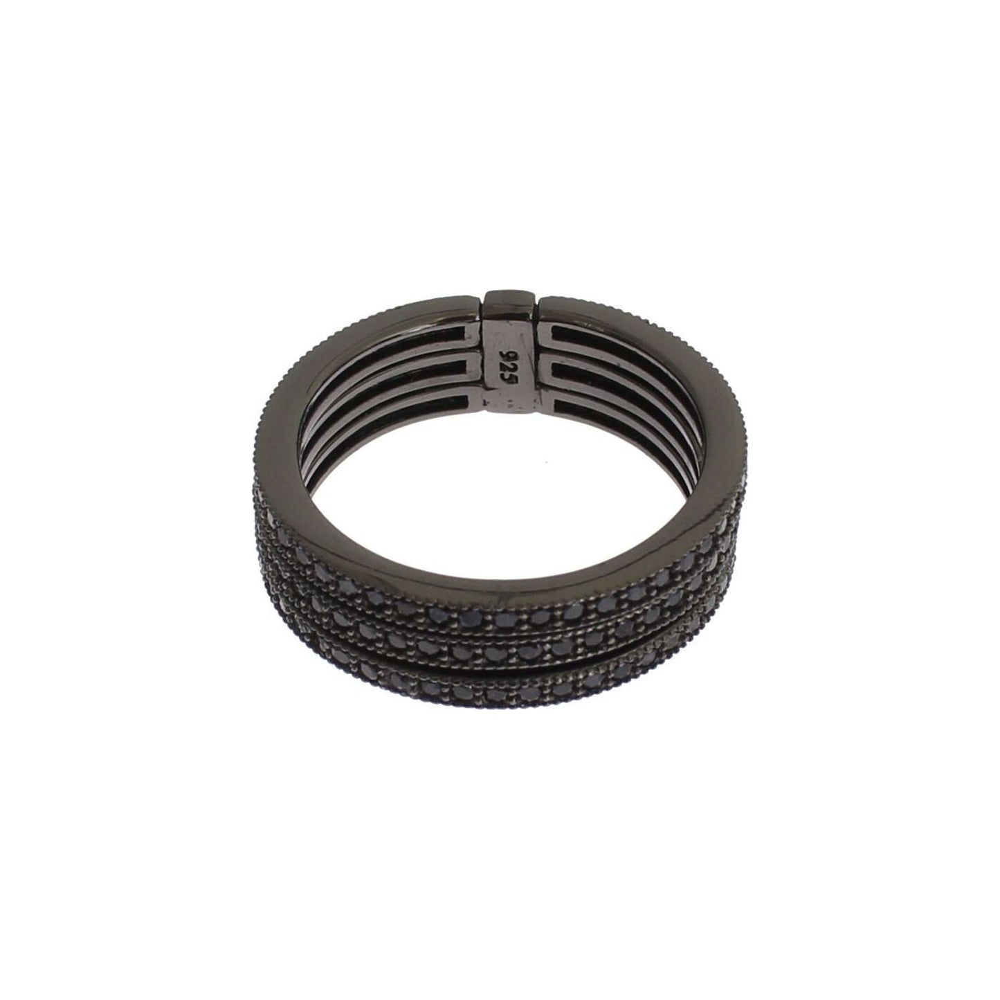 Nialaya Elegant Black Rhodium Silver Crystal Ring Ring black-cz-925-sterling-silver-womens s-l1600-47-2-2fba6dbd-b38.jpg