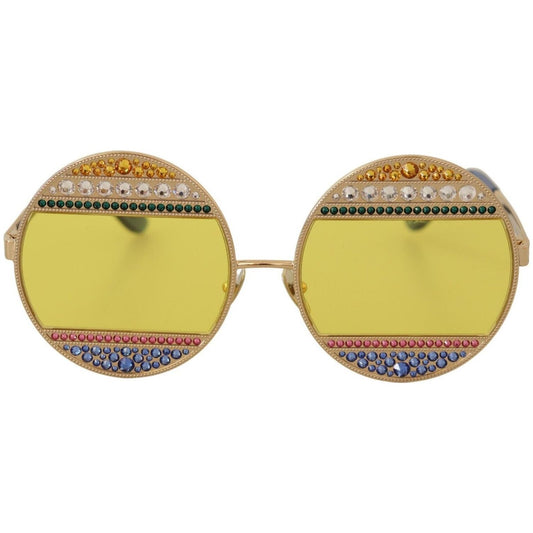 Dolce & GabbanaCrystal Embellished Oval SunglassesMcRichard Designer Brands£599.00