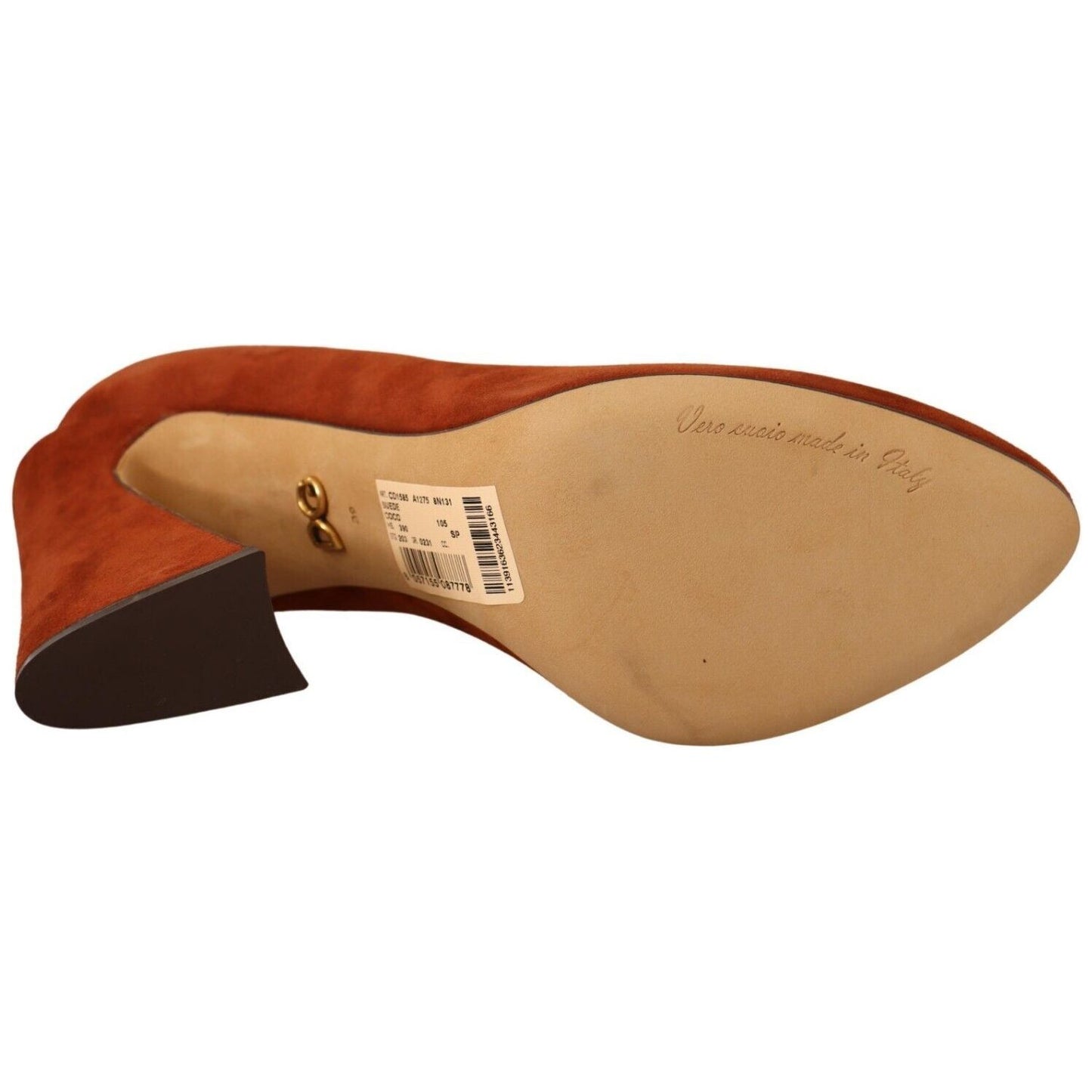 Dolce & Gabbana Elegant Cognac Suede Pumps brown-suede-leather-block-heels-pumps-shoes s-l1600-5-19-c91b7aa9-2a2.jpg