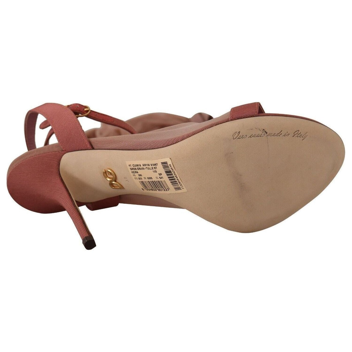 Dolce & GabbanaElegant Pink Ankle Strap Heels SandalsMcRichard Designer Brands£729.00