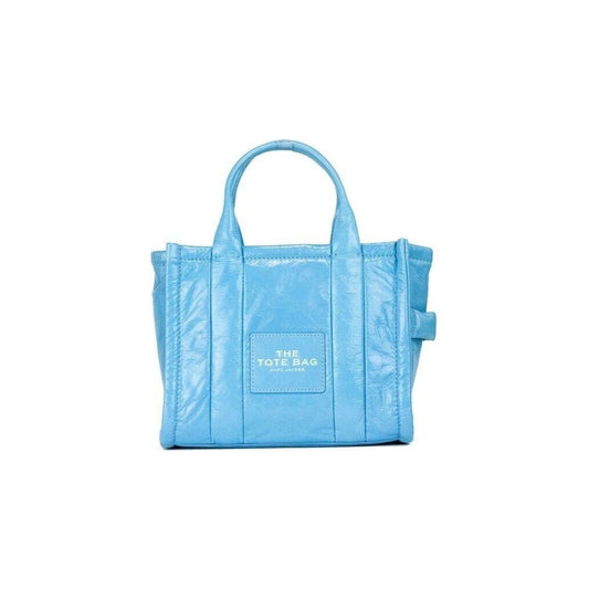 Marc JacobsThe Shiny Crinkle Mini Tote Air Blue Leather Crossbody Handbag PurseMcRichard Designer Brands£389.00