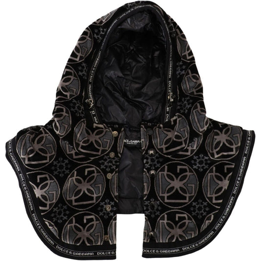 Dolce & GabbanaElegant Black Cotton Blend Head Wrap HatMcRichard Designer Brands£359.00