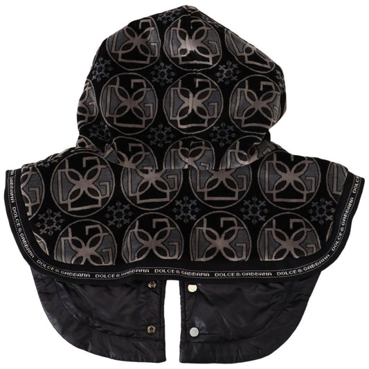 Dolce & GabbanaElegant Black Cotton Blend Head Wrap HatMcRichard Designer Brands£359.00