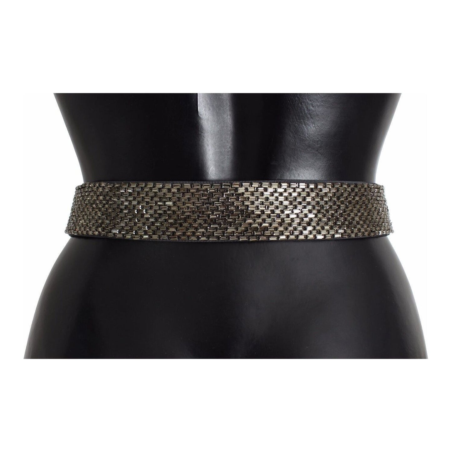 Dolce & Gabbana Swarovski Crystal Sequined Waist Belt multicolor-wide-crystal-buckle-sequined-belt