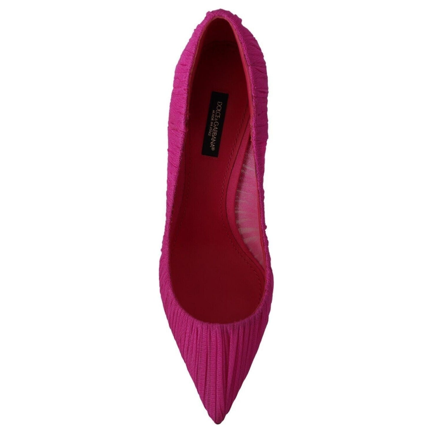 Dolce & Gabbana Elegant Pink Tulle Mesh Heels Pumps pink-tulle-stiletto-high-heels-pumps-shoes s-l1600-6-17-ad977791-e7f.jpg