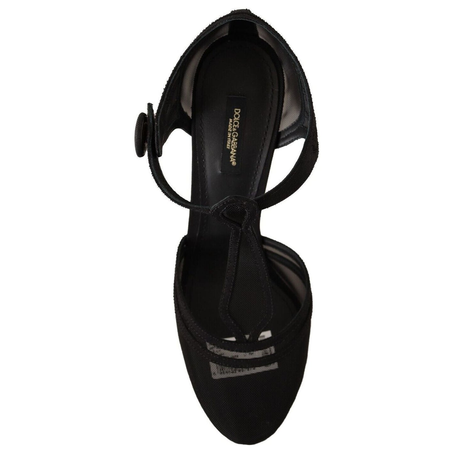 Dolce & Gabbana Elegant Mesh T-Strap Stiletto Pumps black-mesh-t-strap-stiletto-heels-pumps-shoes s-l1600-6-49-f05cfe24-9b5.jpg