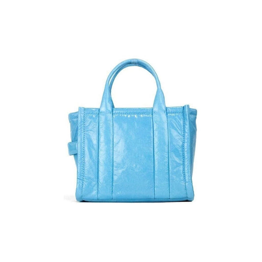 Marc JacobsThe Shiny Crinkle Mini Tote Air Blue Leather Crossbody Handbag PurseMcRichard Designer Brands£389.00