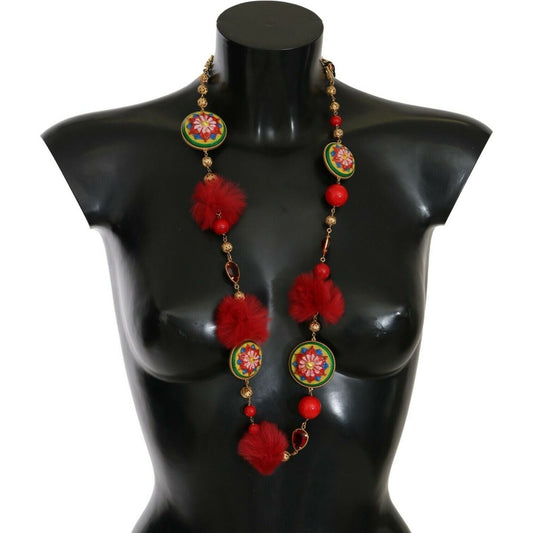 Dolce & Gabbana Exquisite Red Fur Crystal Torero Waist Belt WOMAN BELTS gold-red-fur-crystal-waist-gold-belt s-l1600-64-0656ecf3-c06.jpg