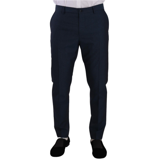 Dolce & GabbanaElegant Slim Fit Dress Pants in Dark BlueMcRichard Designer Brands£419.00