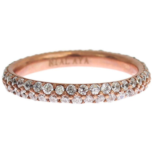 Nialaya Chic Pink Crystal-Encrusted Silver Ring pink-gold-925-silver-clear-cz-ring Ring s-l1600-68-969807e7-80d.jpg