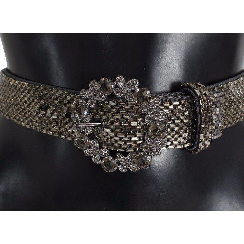 Dolce & Gabbana Swarovski Crystal Sequined Waist Belt multicolor-wide-crystal-buckle-sequined-belt