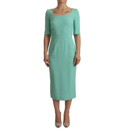 Dolce & Gabbana Mint Green Sheath Dress with Square Neck mint-green-sheath-square-neckline-midi-dress s-l1600-70-277ca6a6-b13.jpg