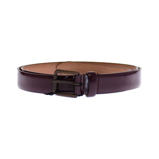 Dolce & GabbanaElegant Purple Leather BeltMcRichard Designer Brands£149.00