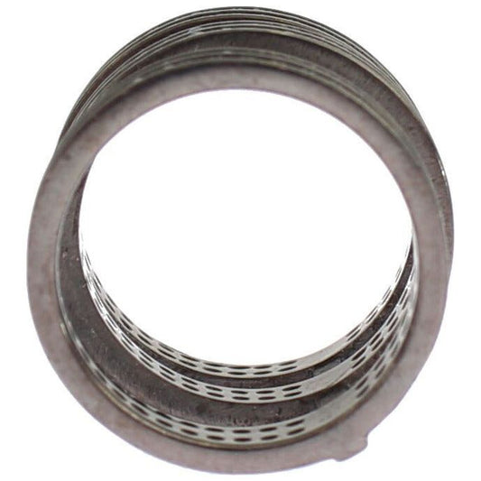 Nialaya Chic Black Crystal Sterling Silver Ring Ring black-cz-rhodium-925-silver-ring