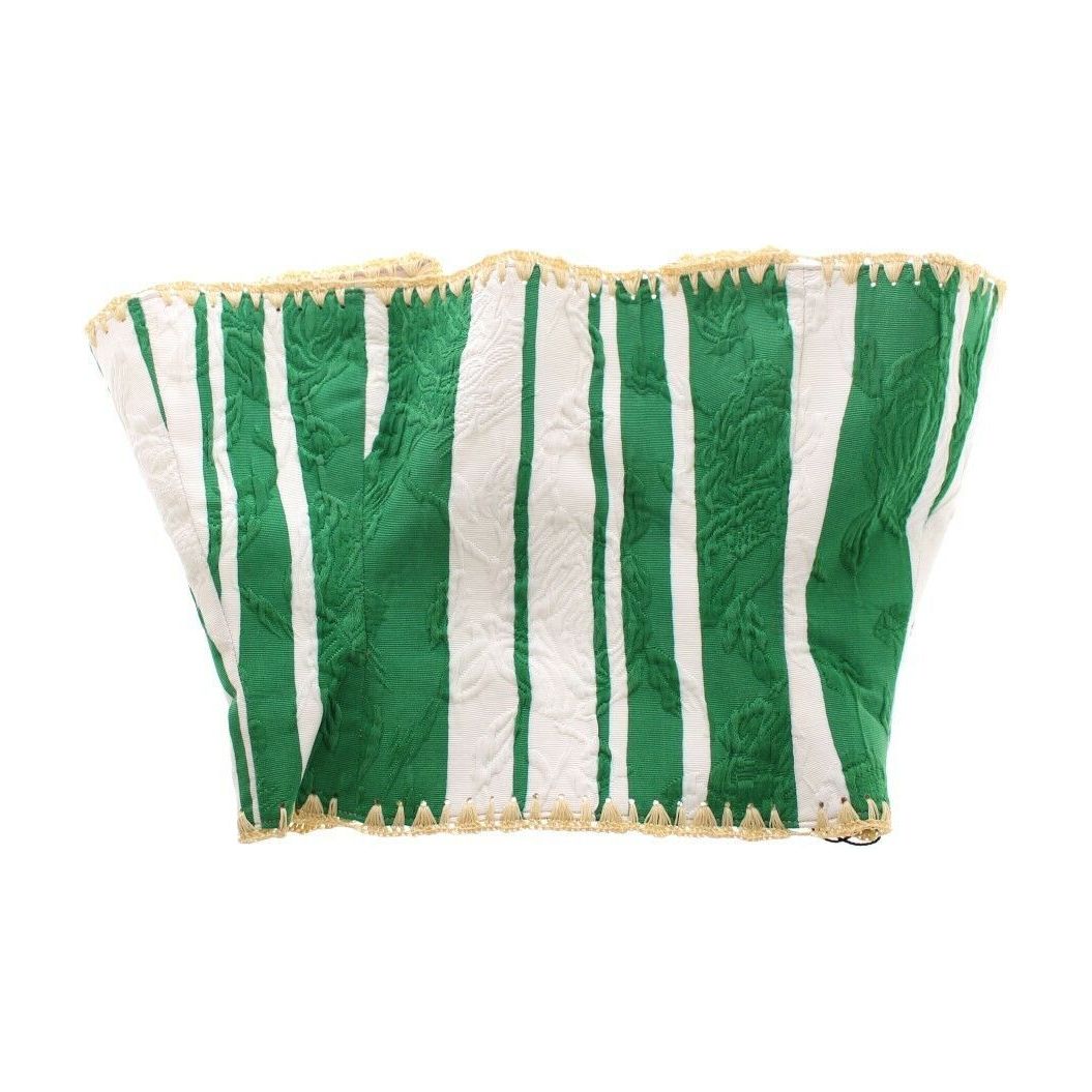 Dolce & Gabbana Green Striped Corset  Woven Raffia Waist Belt green-striped-corset-woven-raffia-waist-belt WOMAN BELTS s-l1600-79-0066e45d-d06.jpg
